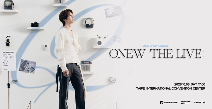 2026 ONEW CONCERT〔ONEW THE LIVE:Q〕IN TAIPEI 演唱會海報
